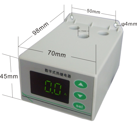 電動(dòng)機(jī)保護(hù)器外形尺寸